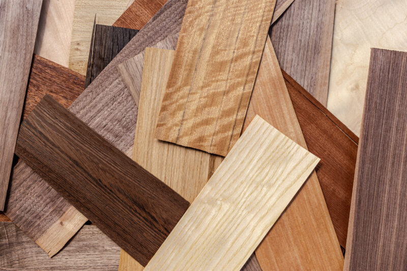 Wood Veneer Cabinet Material