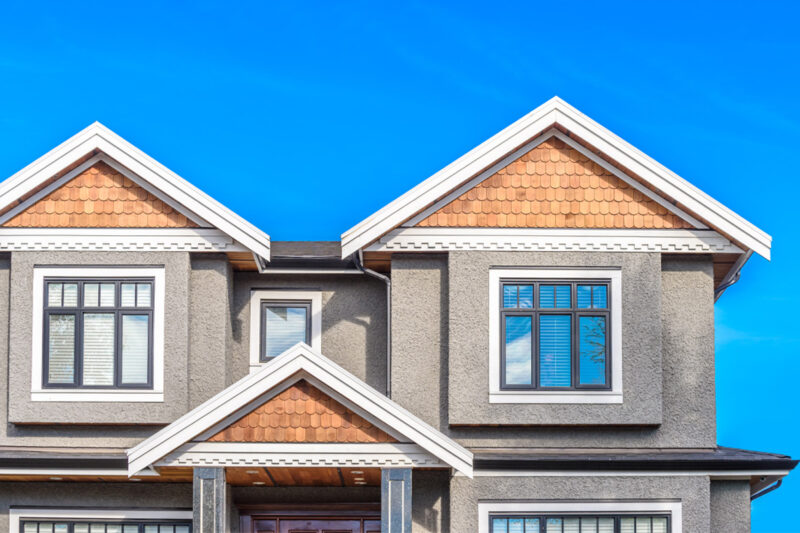 Wichita Home With Stucco Siding